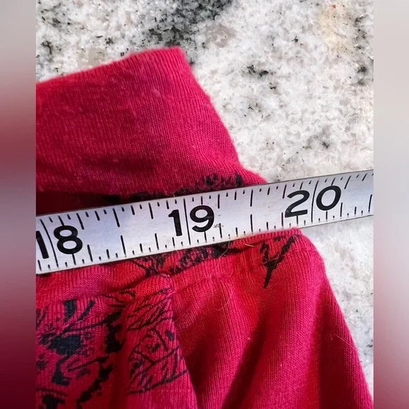 SOMA❤️2 Pc Elegant Red & Black Lace Sleepwear Set- Shorts & Lacy Cami Top - Picture 10 of 13